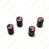 Picture of 4pcs/set Car Universal Black Dull Polish Aluminium Alloy Tire Valve Cap For Wholesale Mixed Logos Order