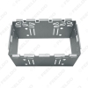 Picture of Universal 2Din Fascia Panel Adapter Installation Cage Fitting Kit ISO Mounting Bracket Head Unit Fixed Stable Iron Cages