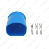 Picture of Car Motorcycle 9004/HB1/9007/HB5 Bulb DIY Male Quick Adapter Connector Terminals Plug