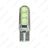 Picture of 1pcs T10 194 501 W5W 5050 6SMD Car Silicone LED Side Dome Map Light Wedge Lamp 7-Color