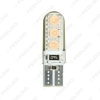 Picture of 1pcs T10 194 501 W5W 5050 6SMD Car Silicone LED Side Dome Map Light Wedge Lamp 7-Color