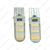 Picture of 1pcs Car T10 194 501 W5W 5730 6SMD Silicone LED Side License Plate Light Wedge Lamp 7-Color