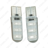 Picture of 1pcs Car T10 194 501 W5W 5730 6SMD Silicone LED Side License Plate Light Wedge Lamp 7-Color