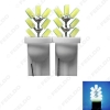 Picture of 1pc White Car T10 194 W5W COB 7SMD Auto LED Lights Tree Shapes Car Side Wedge Clearance Reading Light Lamp