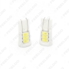 Picture of 1pc Super White 194 168 W5W T10 Ceramic 5730 8SMD 2W Wedge Side License Plate Light Lamp DC12V