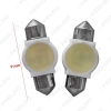 Picture of 1pc White 31mm/36mm/39mm/41mm Car COB 2W Ceramic Body Casing Festoon Dome Light C5W Light Bulbs Foof Light