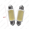 Picture of 1pc White 31mm/36mm/39mm/41mm Car COB 2W Ceramic Body Casing Festoon Dome Light C5W Light Bulbs Foof Light