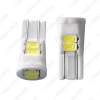Picture of 1pc DC12V White T10 194 168 6SMD 5730 Chip Wedge Ceramics Light Car LED Door Light Bulbs Marker Lamps