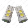 Picture of 1pc Super White Auto T10 194 168 5SMD 5050 Chip Ceramic Wedge Car LED Door Light Bulbs Marker Lamps 12V