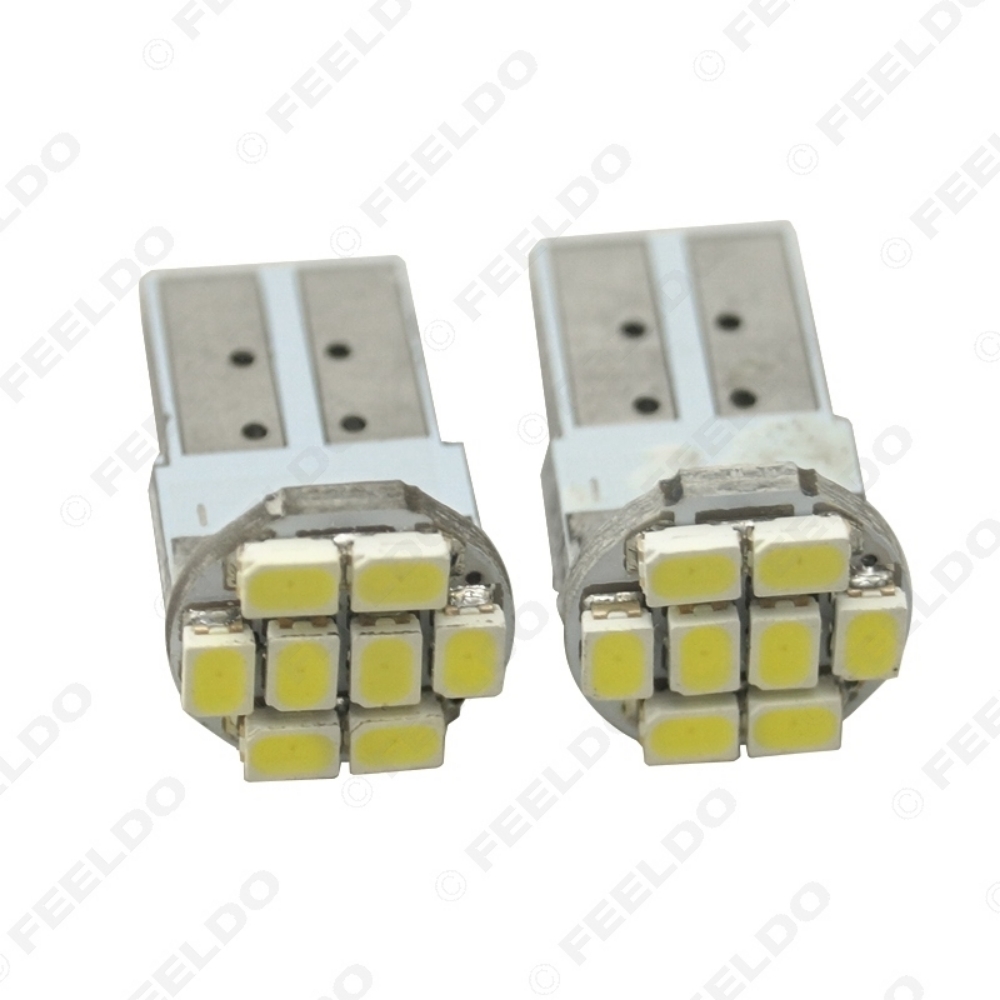 Picture of 1pcs Power White T10 194 168 1206/3528 8SMD Wdege Car Side LED light Bulbs