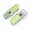 Picture of 1PC Auto T10 194 168 W5W COB 12 Chips Silica Car LED Door License LED Light Bulb Wedge Light 7-Color