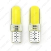 Picture of 1PC Auto T10 194 168 W5W COB 12 Chips Silica Car LED Door License LED Light Bulb Wedge Light 7-Color