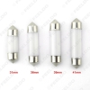 Picture of White 31/36/39/41mm Smoke Design COB Led Chips C5W Car Interior Glass Lens Festoon Dome Reading 12V DC