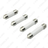 Picture of White 31/36/39/41mm Smoke Design COB Led Chips C5W Car Interior Glass Lens Festoon Dome Reading 12V DC