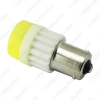 Picture of 1pc White BA15S 1156/S25 COB 10W Ceramic Crystal LED Light Car LED Bulb Reverse Turn Lights Backup Light