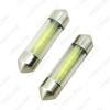 Picture of 1PC White Car Interior Glass Lens Case C5W Festoon Dome COB 12 Chips LED Light 31/36/39/41mm Reading Light DC12V