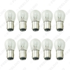 Picture of 10pcs/lot BAY15D 1157 P21/5W S25 12V Car Clear Glass Lamp Brake Tail Bulb Car Indicator Halogen Lamp