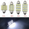 Picture of 2PCS White 1210 12SMD 31mm/36mm/39mm/41mm Car Festoon Dome Reading LED Light Bulbs