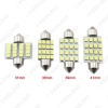 Picture of White Auto LED Bulbs 31mm 36mm 39mm 41mm 16-SMD 1210/3528 Chip Festoon Dome Map Cargo Car LED Light