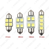 Picture of White Auto 31mm 36mm 39mm 41mm 5050 4SMD Festoon Dome LED Light Bulbs Reading Light