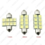 Picture of White Auto LED Bulbs 31mm 39mm 41mm 5050 Chip 8SMD Car Festoon Dome Reading Light