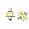 Picture of White Auto LED Bulbs 31mm 39mm 41mm 5050 Chip 8SMD Car Festoon Dome Reading Light
