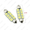 Picture of White Auto LED Bulbs 31mm 39mm 41mm 5050 Chip 8SMD Car Festoon Dome Reading Light