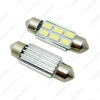 Picture of 12VDC Car White 36mm/39mm/41mm 3Watt 240lm 6SMD 5630 LED Festoon Dome Light Reading Lamp Bulb