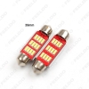 Picture of 1pcs White 4014SMD Festoon Dome Canbus No Error Car License Plate LED Lights Bulbs 31mm-10LED 36mm/39mm/41mm-12LED