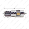 Picture of 1pcs Power T10/W5W/194/168 6SMD 5630 LED Canbus Error Free Car LED Light Bulb With Lens