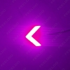Picture of 1pc Auto COB 18SMD 18LED Arrows Lamp Indicator Safe led Panels Car Side Mirror Turn Signal Light 7-Color