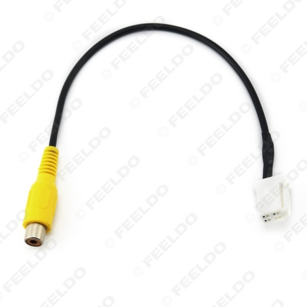 Picture of 1pcs Car Reverse Camera RCA Video Wire Cable Plug Adapter For Toyota Camry Panasonic DVD w/Navigation