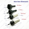 Picture of 1PC New 28mm/22mm/18.5mm/16.5mm High-Speed Steel Hole Saw Drill Tool