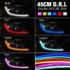 Picture of 45cm Bright DRL Flexible Soft Tears LED Tube Strip Daytime Running Light Turn Signal Light 2-Color