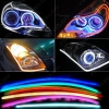 Picture of 1pcs 60cm DRL Flexible Soft Tears Strip Daytime Running Light LED Tube Car Headlight Turn Signal Light