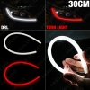 Picture of 1pcs 30cm Dual Color Switchback Flexible Strip Daytime Running Light With Turn Signal Light 7-Dual Color