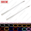 Picture of 1Pc 60cm Flexible Tear Strip 7-Dual Color Switchback Daytime Running Light DRL With Turn Signal Light