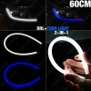 Picture of 1Pc 60cm Flexible Tear Strip 7-Dual Color Switchback Daytime Running Light DRL With Turn Signal Light