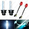 Picture of Car Auto 35W D2S Xenon HID Bulbs 4300K-12000K + 2pcs Adapters Replacement Bulbs