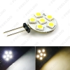 Picture of 1PC White/Warm White Car Home Boat G4 6SMD 5050 6LED Reading LED Light Cabinet Bright LED Bulb