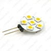 Picture of 1PC White/Warm White Car Home Boat G4 6SMD 5050 6LED Reading LED Light Cabinet Bright LED Bulb