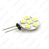 Picture of 1PC White/Warm White Car Home Boat G4 6SMD 5050 6LED Reading LED Light Cabinet Bright LED Bulb