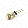 Picture of 1pcs White/Warm White Car Home Boat G4 5050 5LED Reading LED Light Cabinet Bright Intensity Light