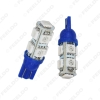 Picture of 1pcs High Power Car/Auto T10 194 168 W5W 5050 Chip 9SMD Wedge Car LED Light Bulbs 7 Colors