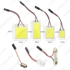 Picture of 1Set  White Car COB T10 BA9S Festoon Adapters Dome Panel Light 24LED/36LED/16LED/48LED Car LED Reading Light