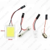 Picture of 1Set  White Car COB T10 BA9S Festoon Adapters Dome Panel Light 24LED/36LED/16LED/48LED Car LED Reading Light