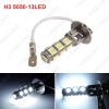 Picture of 1pcs White Car H3 5050 Chip 13SMD 13LED Bulb Fog Beam LED Light Lamp
