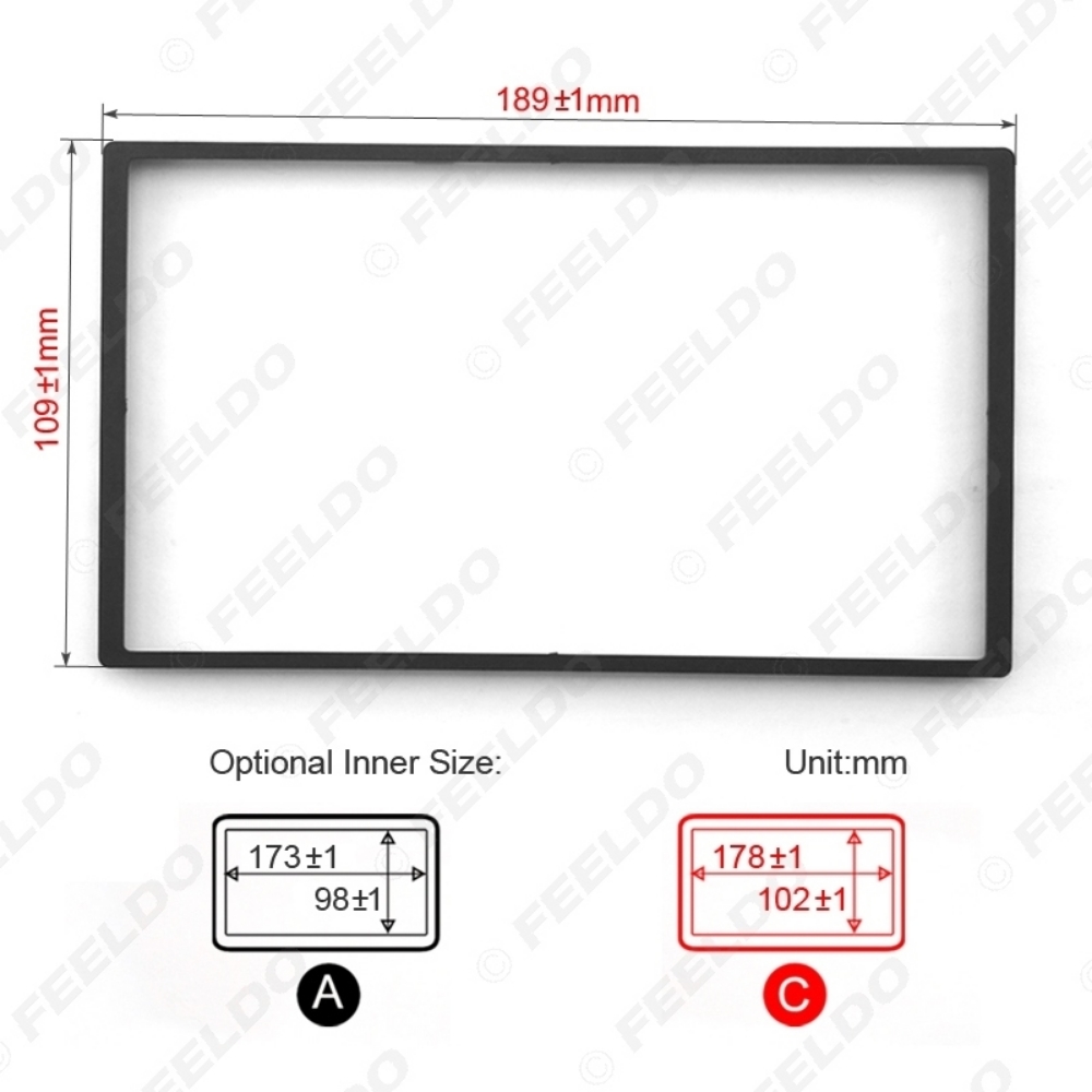Picture of Car DVD/CD Radio Stereo Fascia Panel Frame Adaptor Fitting Kit For Honda FIT(Jazz)