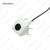 Picture of Universal Stainless Metal Cover Parking Rear View Camera With Grid/Vertical Switchable