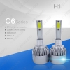 Picture of All In One Car LED Headlight 2-COB 6500K C6 72W 7600LM H1 Auto LED Bulb Foglight Headlamp